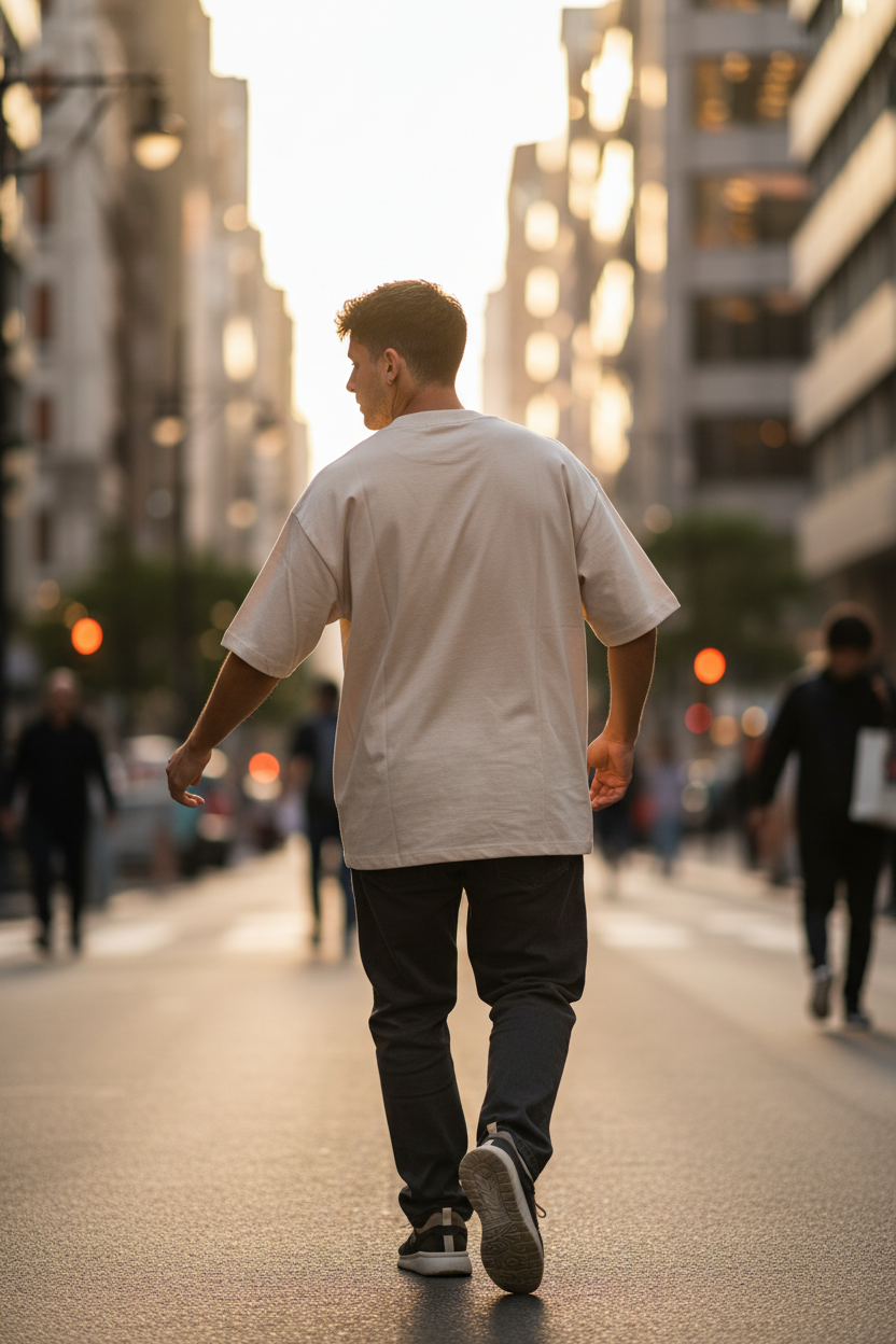 Remera Oversized NK Clean Code