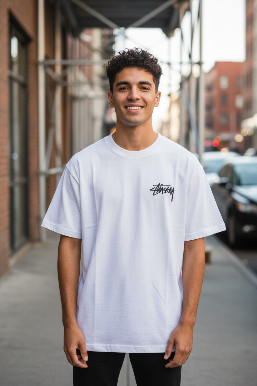 Remera Oversized STSSY Rack 'em up