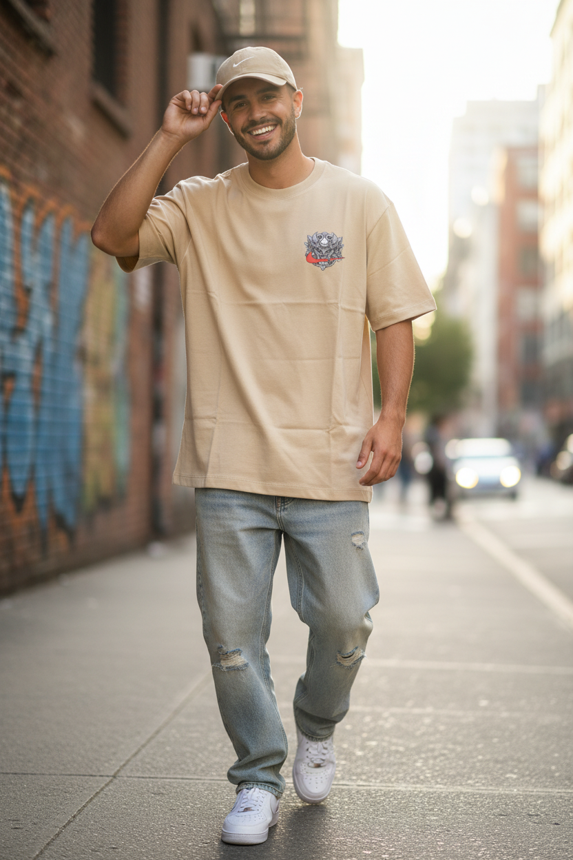 Remera Oversized NK Samurai