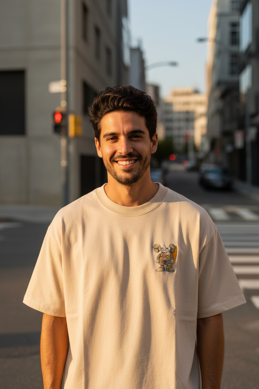 Remera Oversized FNDI Beach Kaws