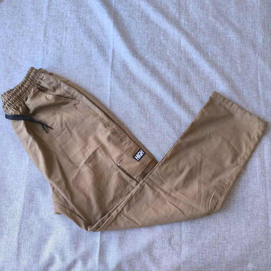 Pantalon Cargo marrón sin puños