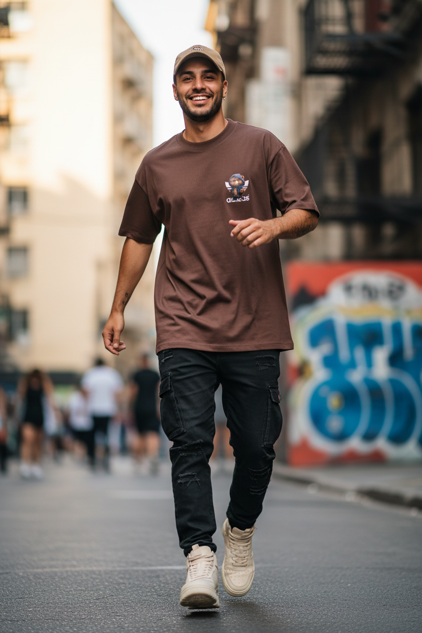 Remera Oversized ADI Street Bear