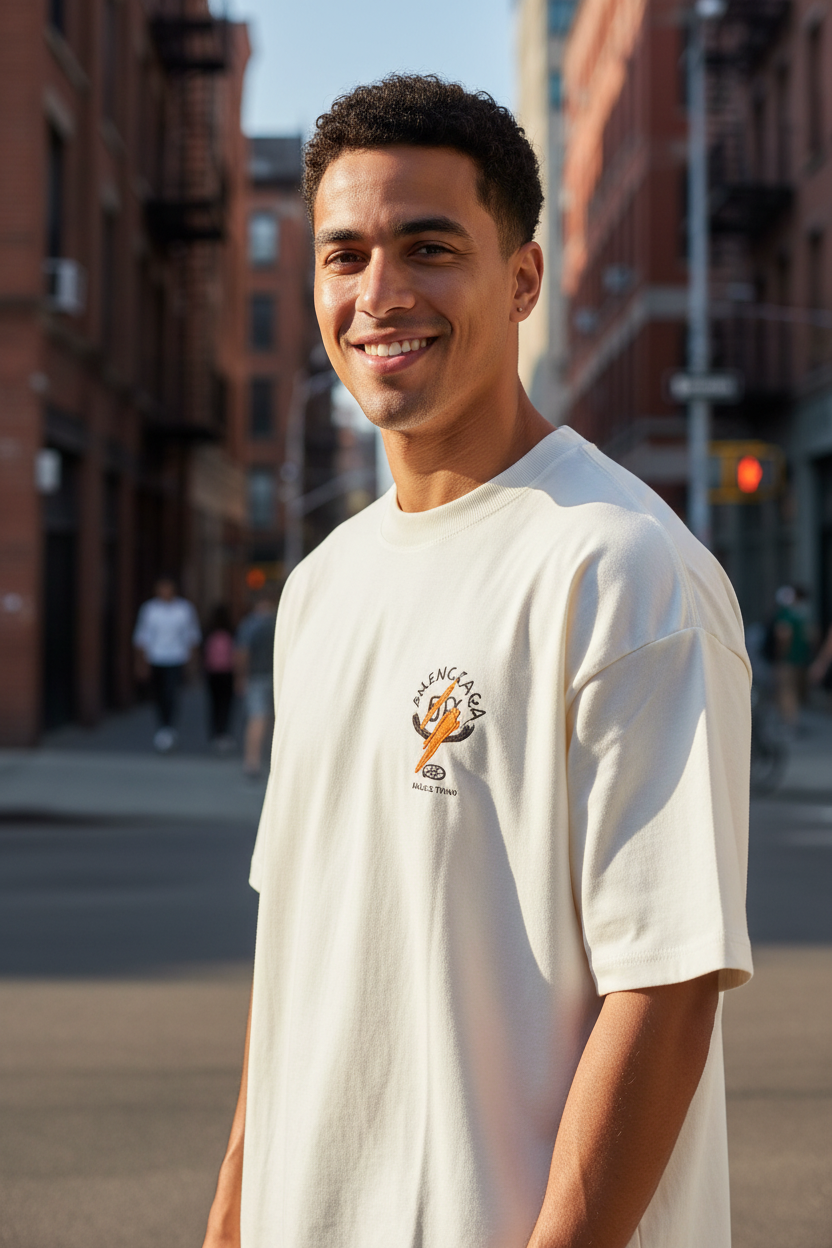 Remera Oversized BLCGA Orange Mark