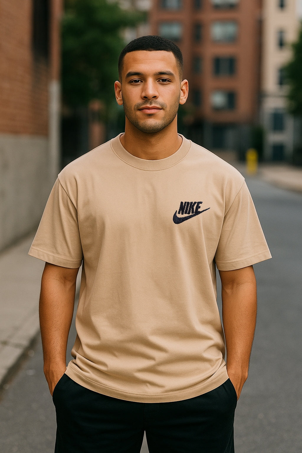 Remera Oversized NK Bordada Shift