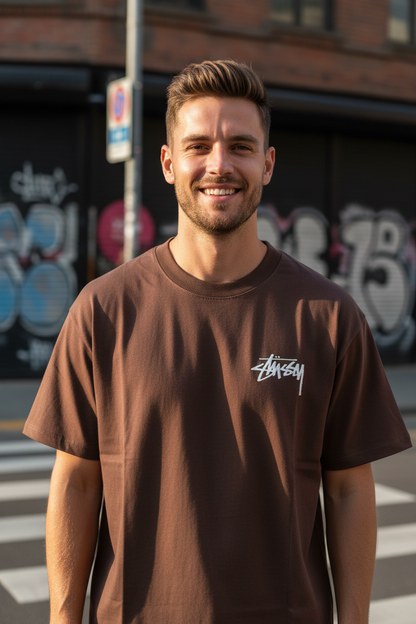 Remera Oversized STSSY Rack 'em up