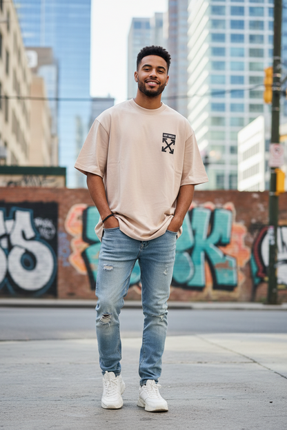 Remera Oversized OWht Rugbier Bugs