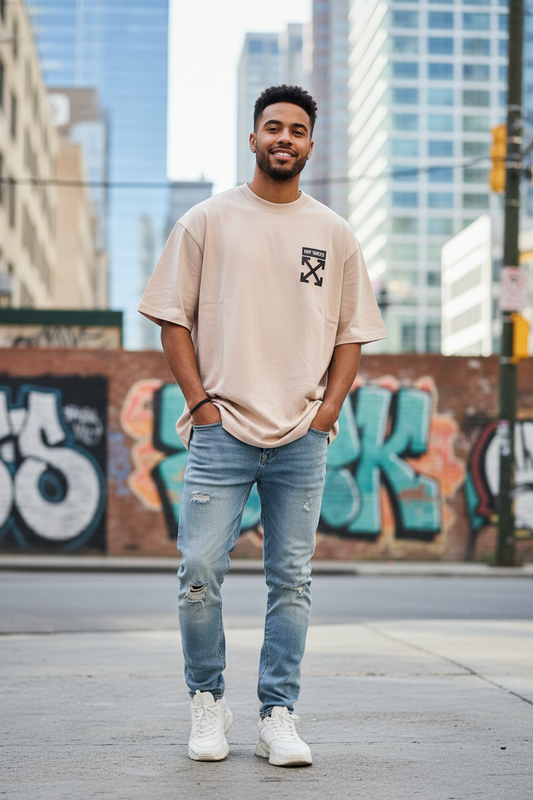 Remera Oversized OWht Rugbier Bugs