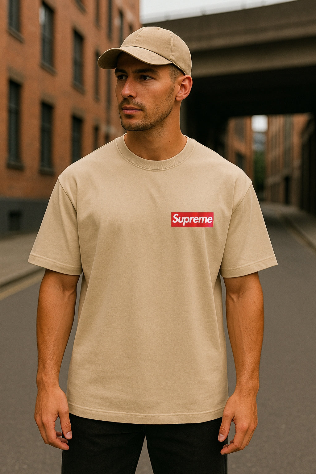 Remera Oversized SUPRM Icon Clash