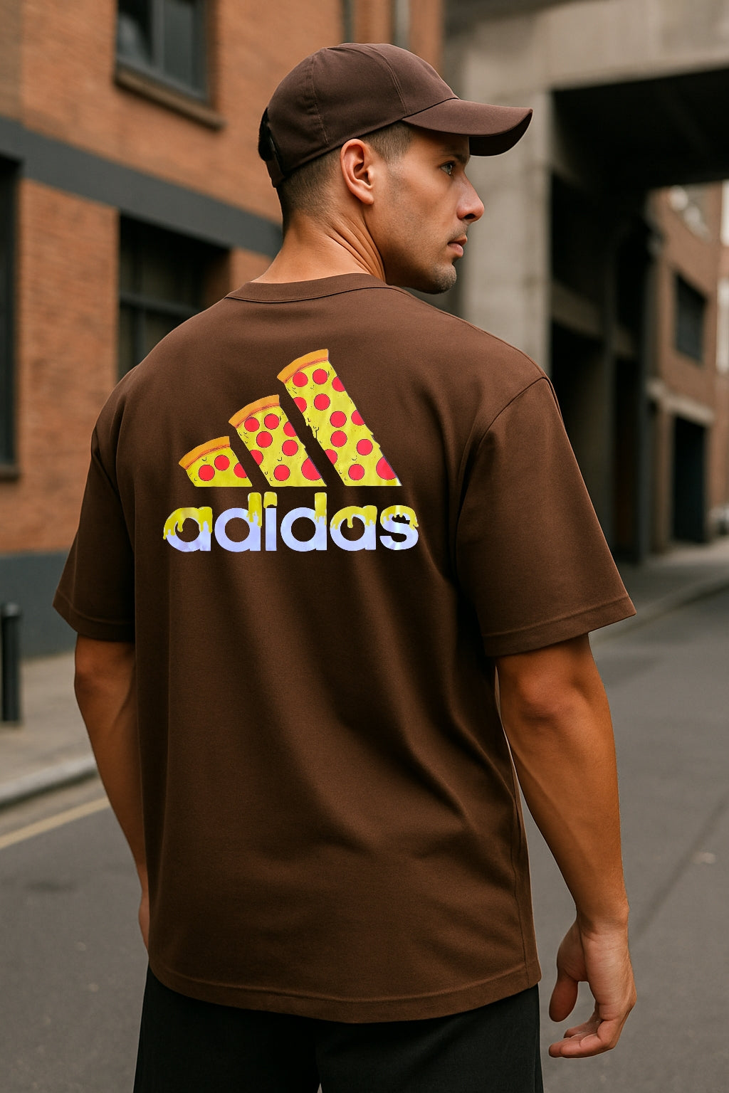 Remera Oversized ADI Pizza Drop