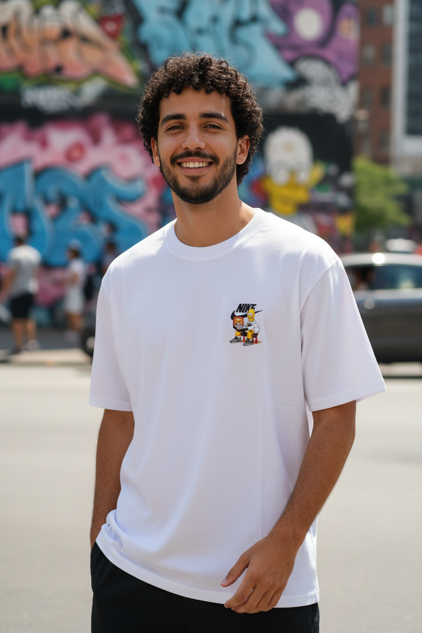 Remera Oversized NK Homer's Sneaker