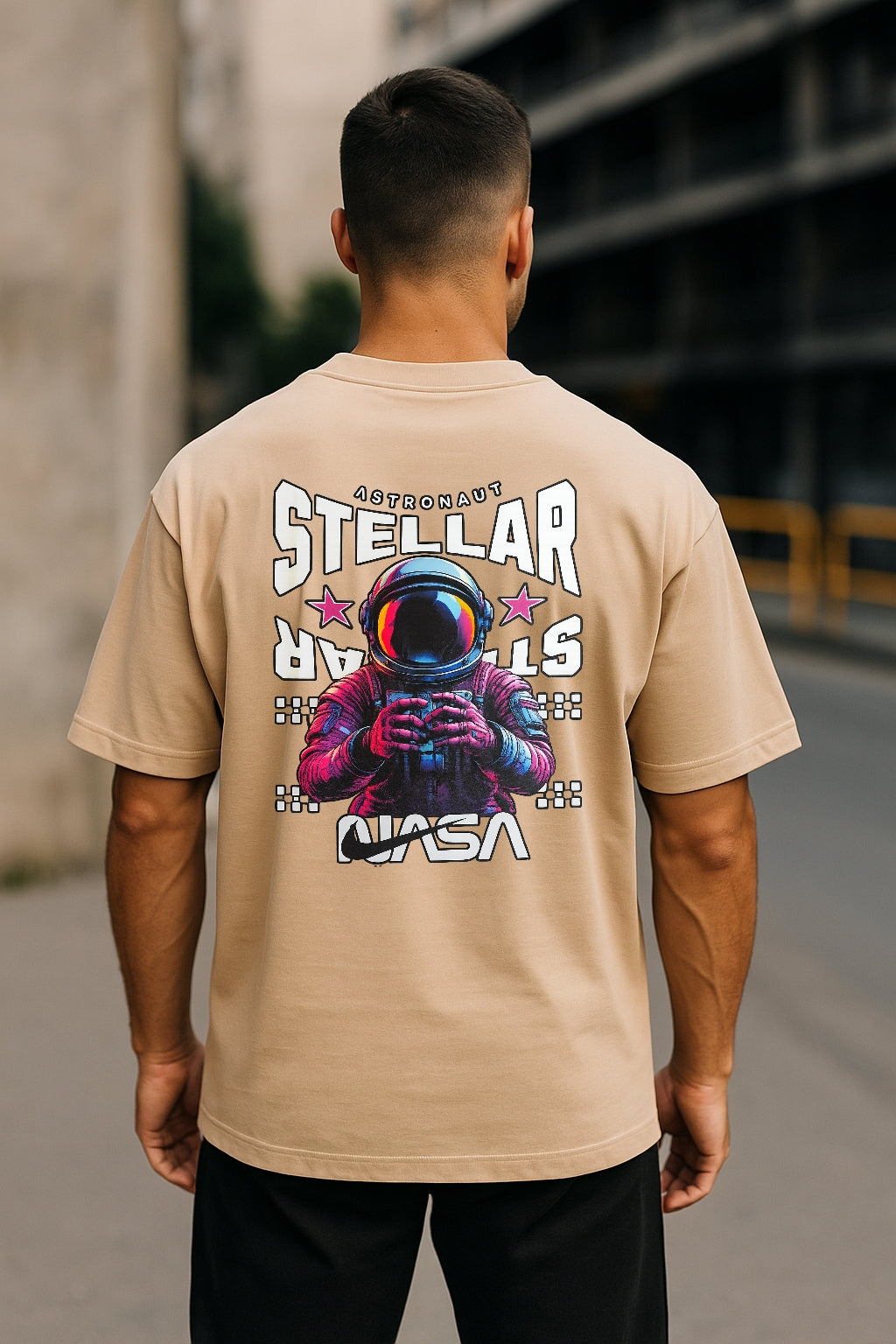 Remera Oversized NK Nasa Astronaut