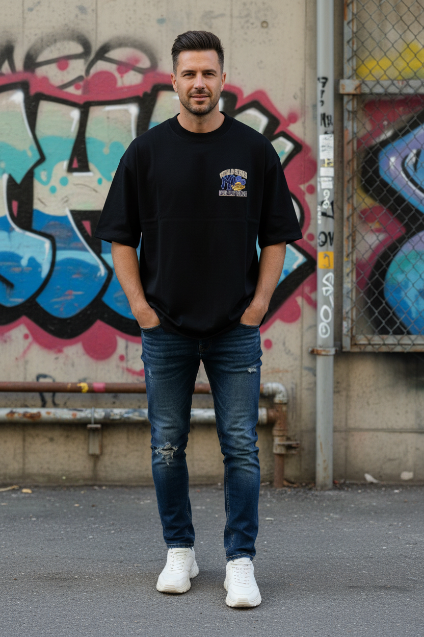 Remera Oversized NY World Series