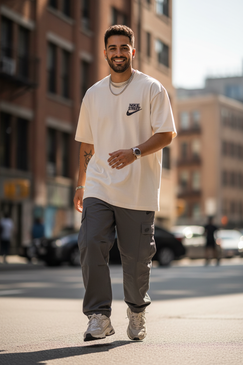Remera Oversized NK Street Art