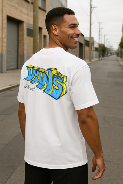 Remera Oversized VNS Wall Script