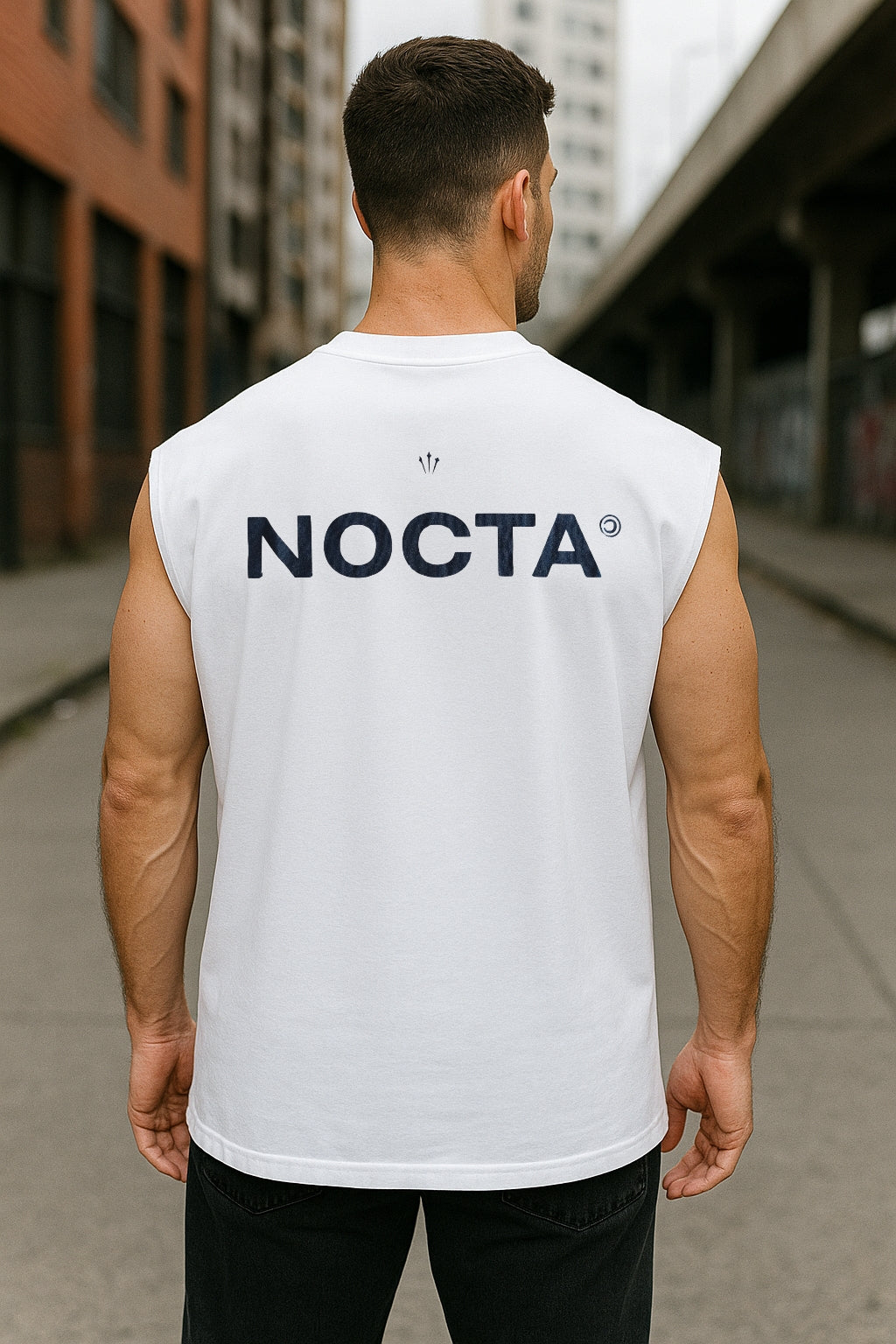 Musculosa Oversized NK Monogram