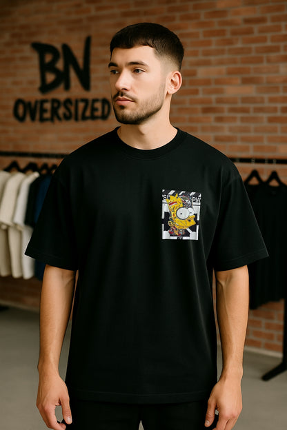 Remera Oversized OW Graffiti Bart