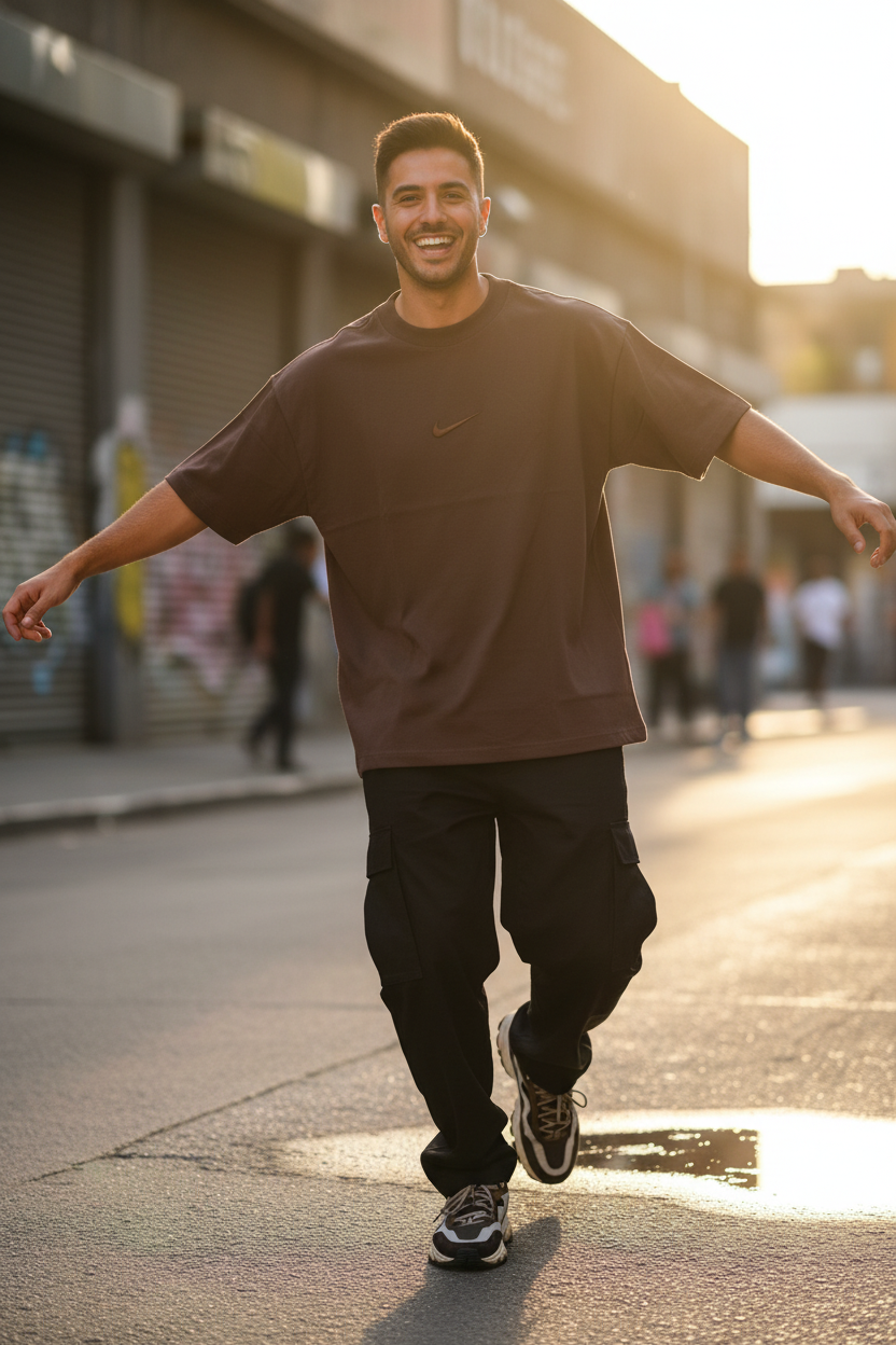 Remera Oversized Bordada NK District