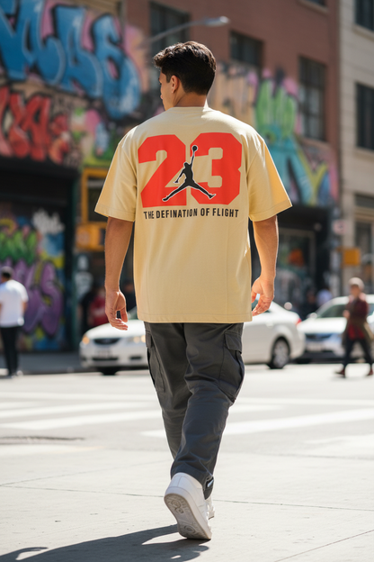 Remera Oversized JDN Flight 23
