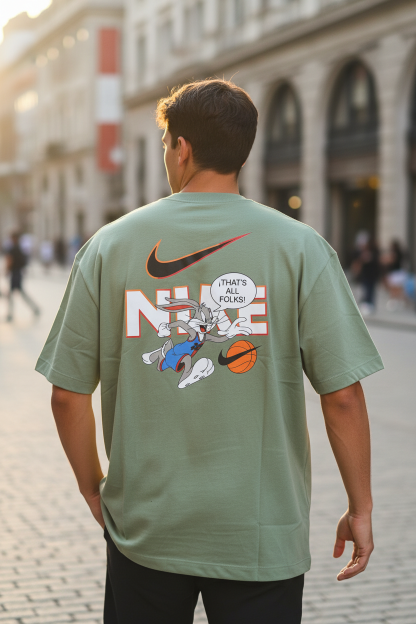 Remera Oversized NK That's All Folks