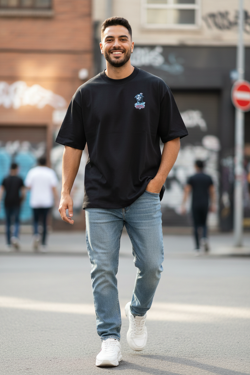 Remera Oversized 2Pac Target