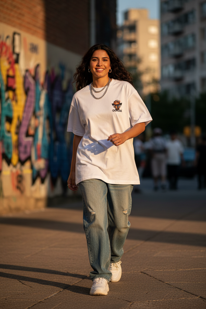 Remera Oversized ADI Street Bear