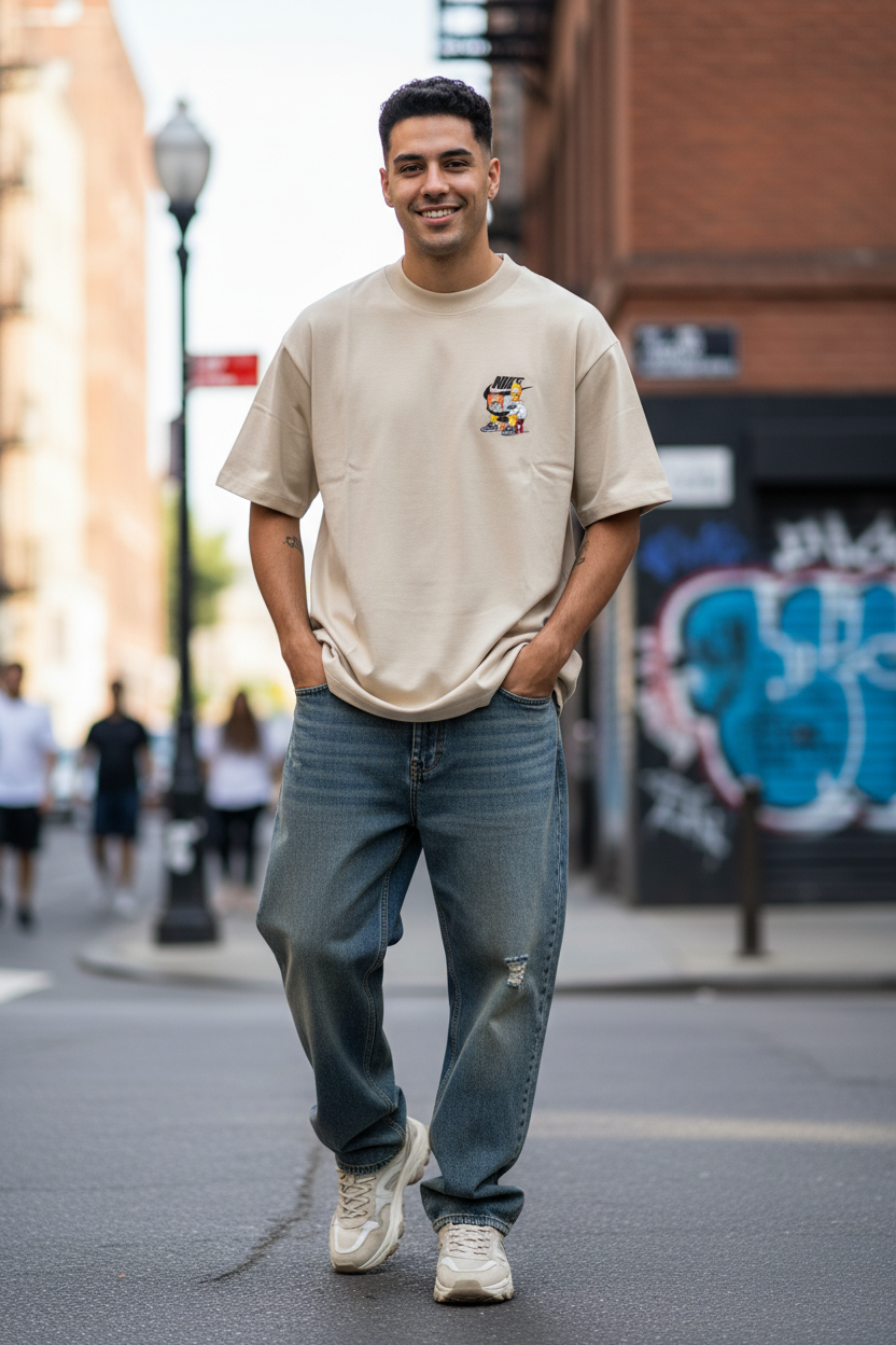 Remera Oversized NK Homer's Sneaker