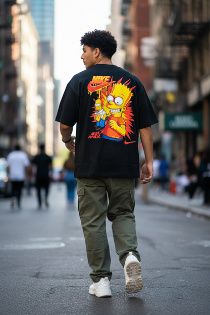 Remera Oversized NK Bart's Vudu
