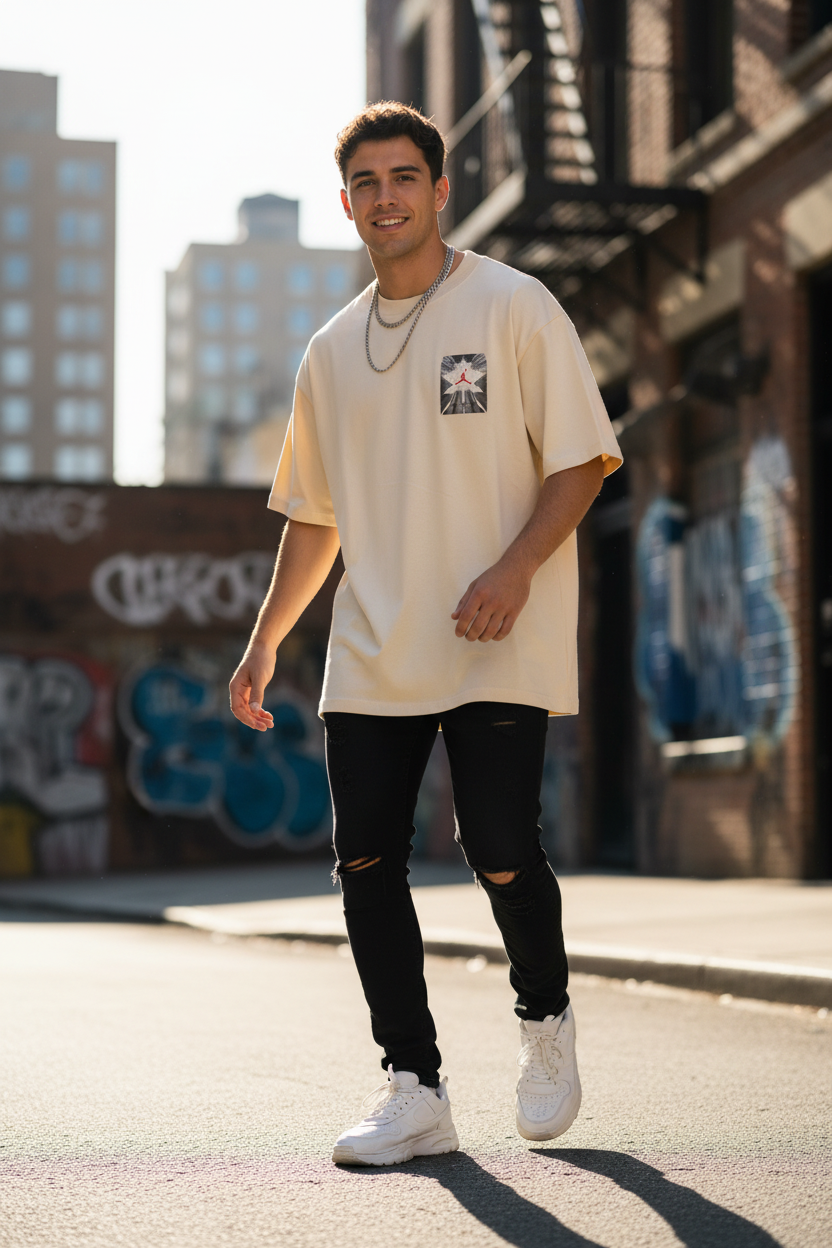 Remera Oversized JDN Building Style