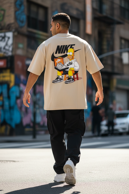 Remera Oversized NK Homer's Sneaker