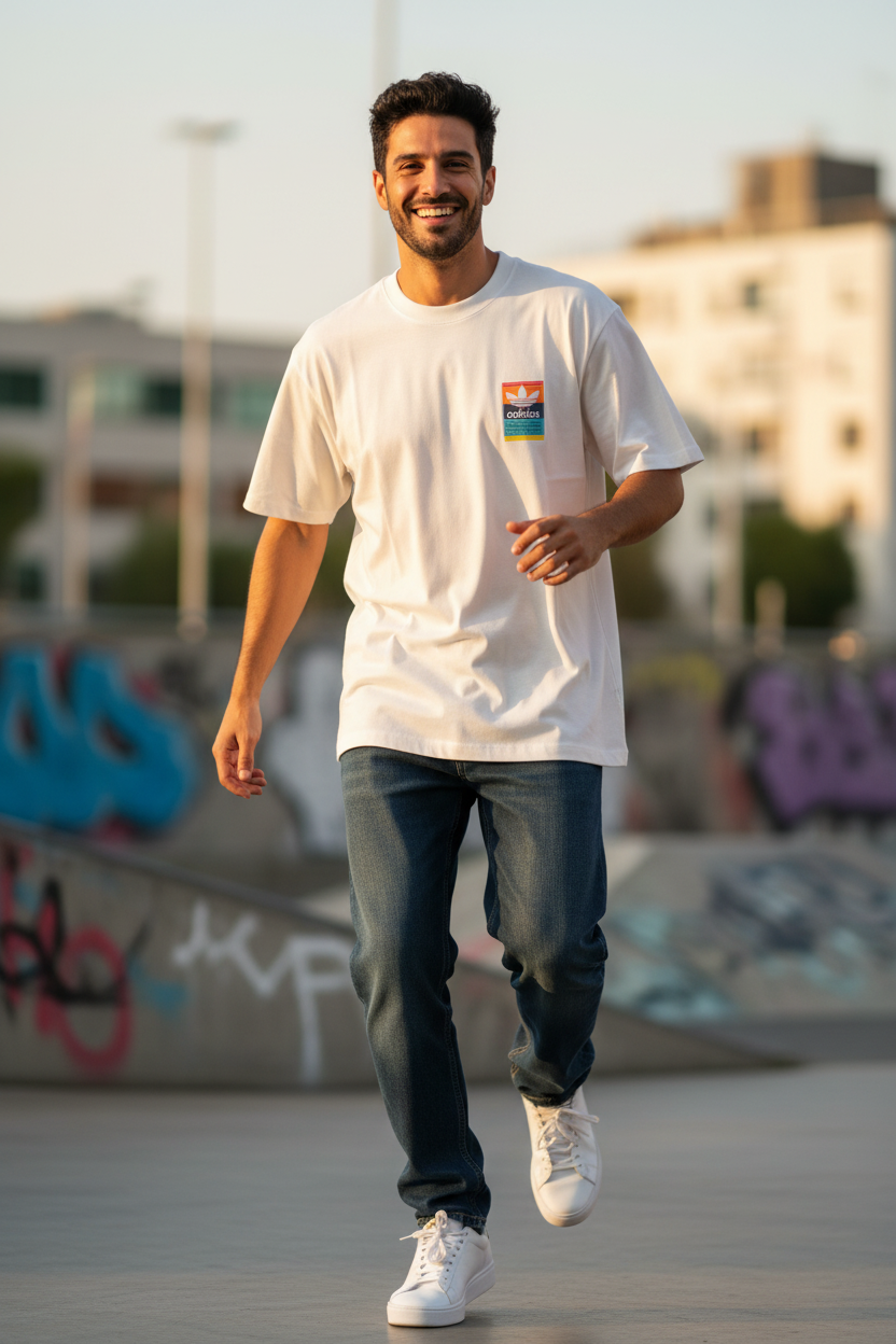Remera Oversized ADI Raimbow