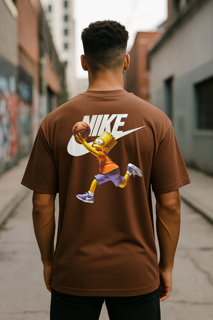 Remera Oversized NK Bart Attack