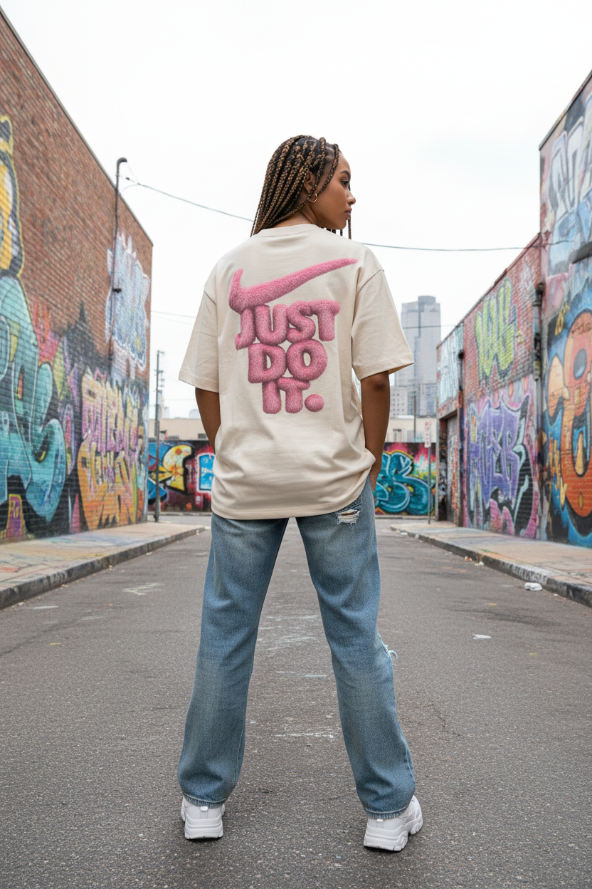 Remera Oversized NK Plush Time