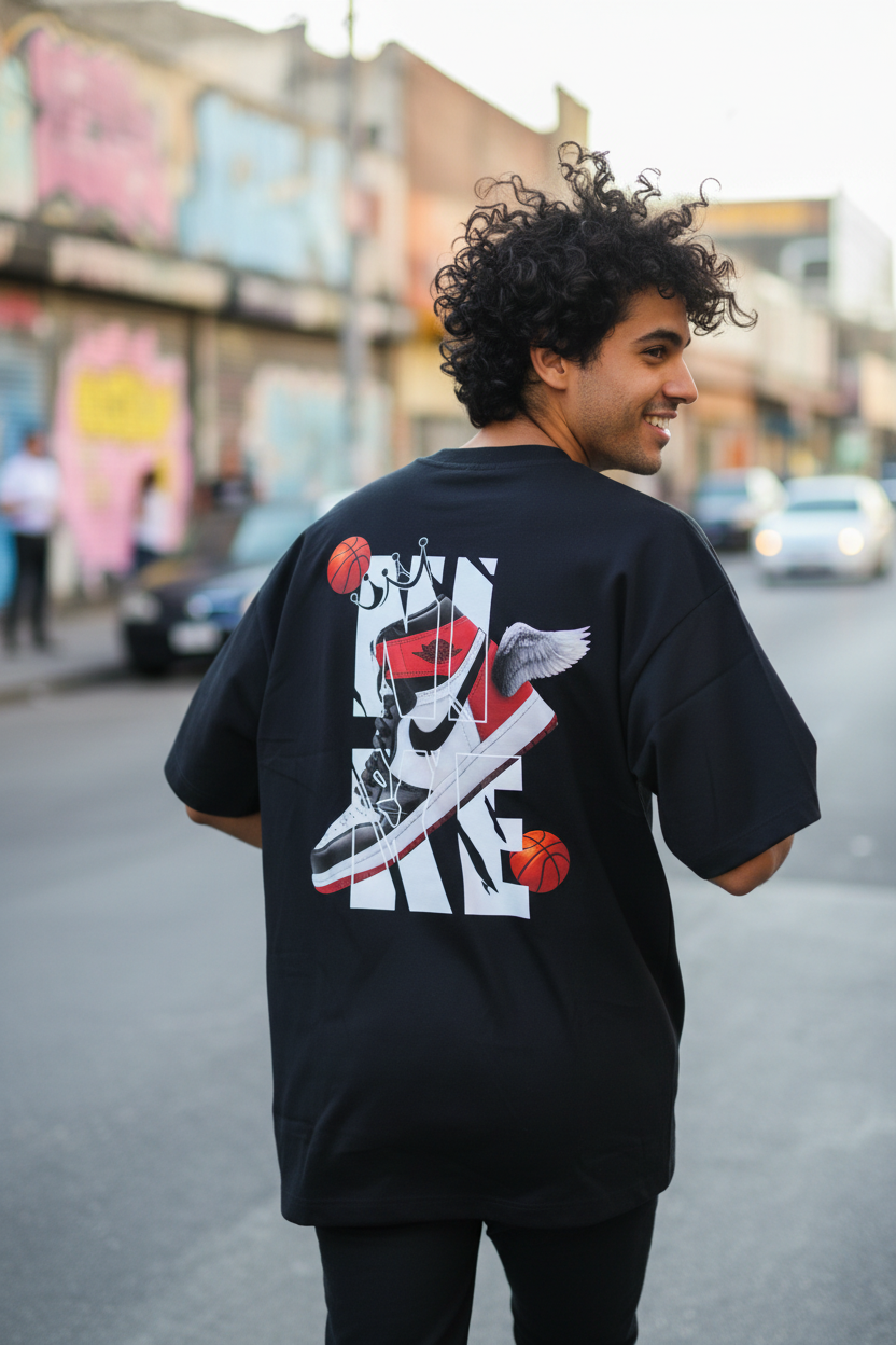 Remera Oversized NK Pegasus