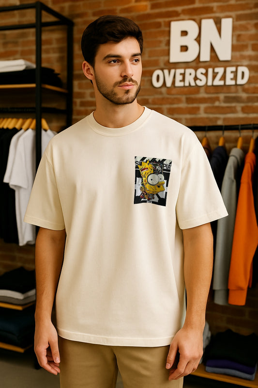 Remera Oversized OW Graffiti Bart