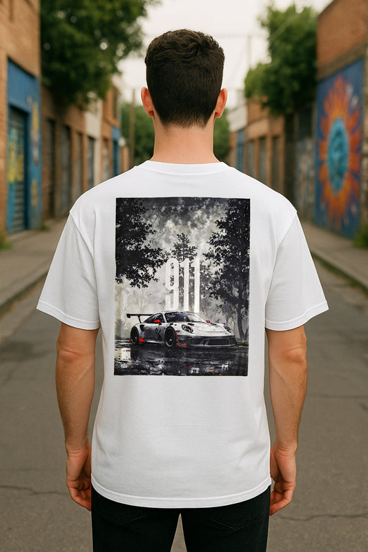 Remera Oversized Porsche 911