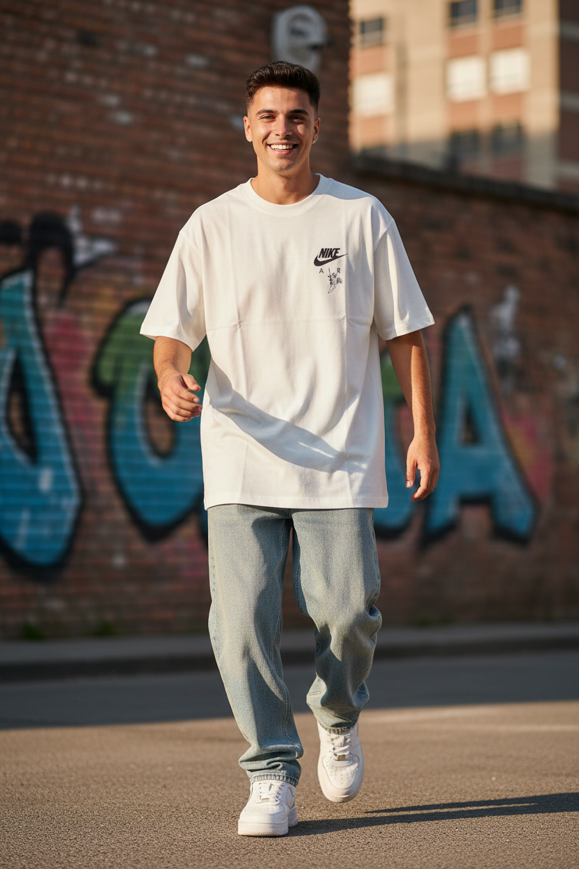 Remera Oversized NK Air Angel