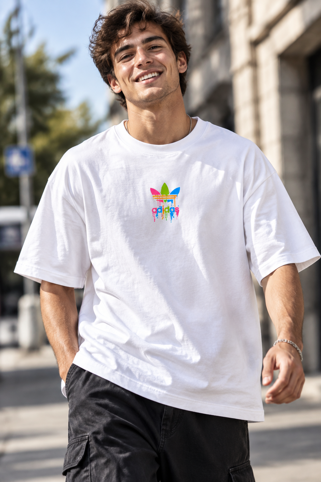 Remera Oversized ADI Meltdown