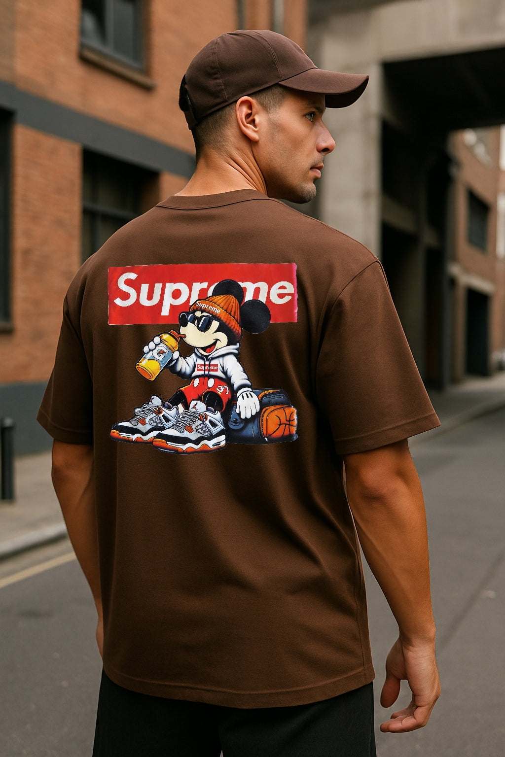 Remera Oversized SUPRM Icon Clash