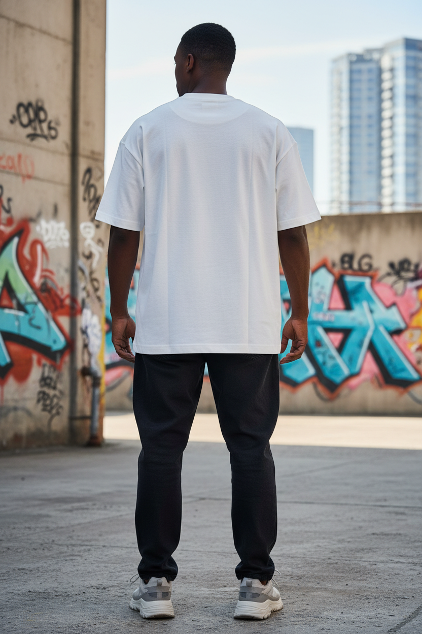 Remera Oversized ADI Bordada Classic