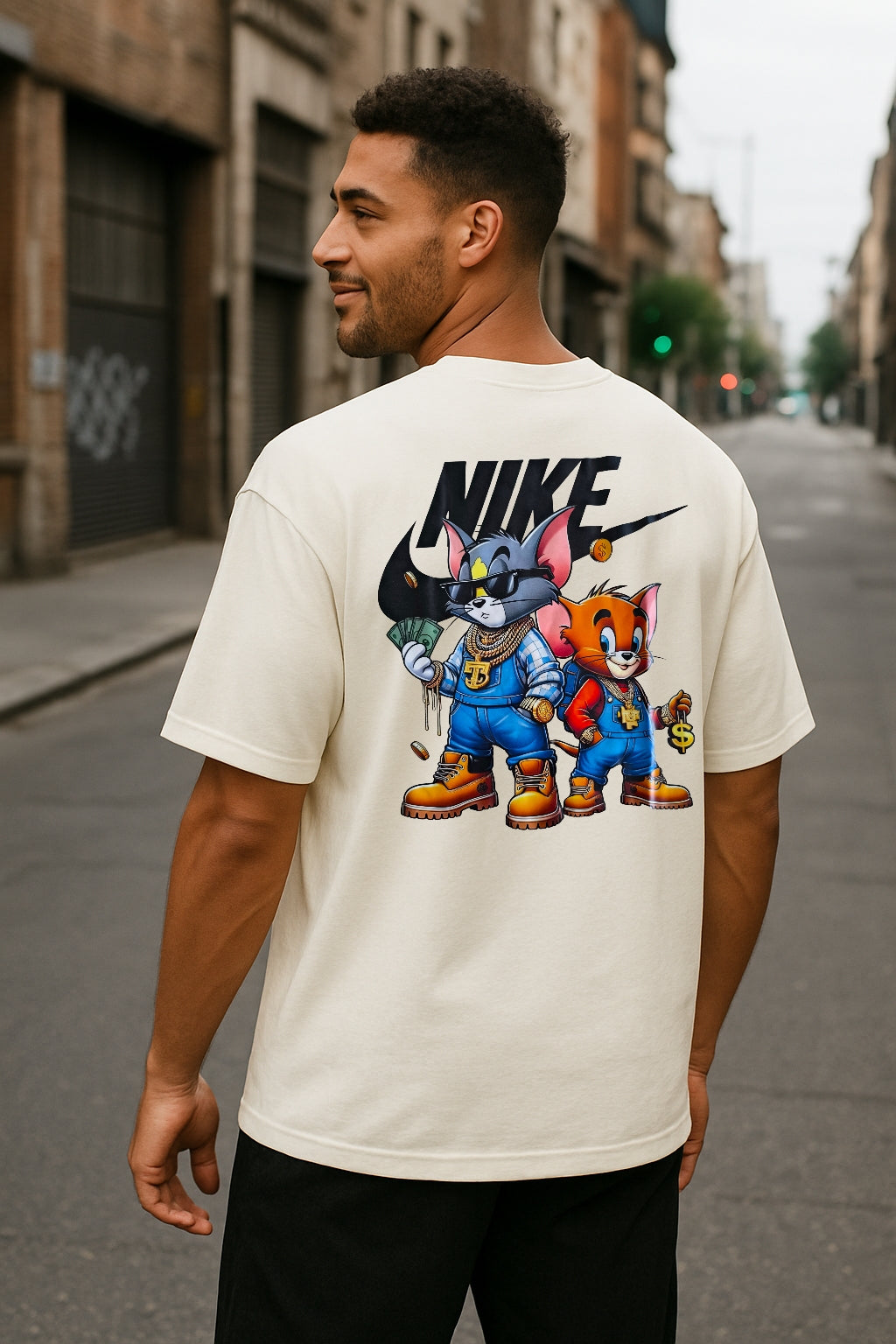 Remera Oversized NK Rich Toons