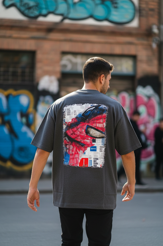 Remera Oversized SPRME Spiderman