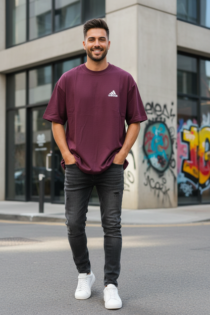 Remera Oversized ADI Stripe's Circle