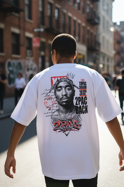 Remera Oversized 2Pac Target