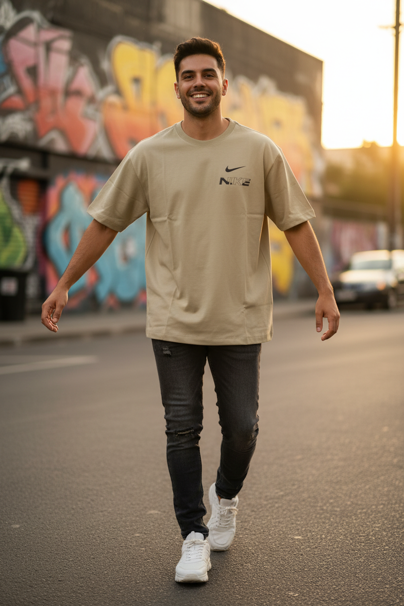 Remera Oversized NK Do Nothing