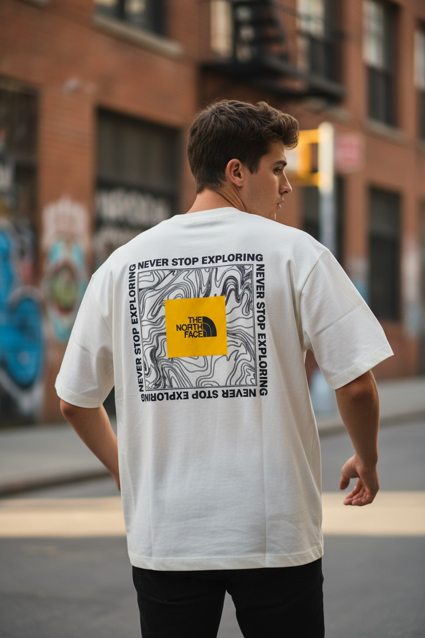 Remera Oversized TNF Labyrinth