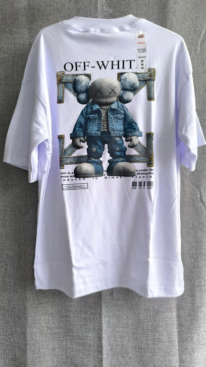 Remera Oversized OFWHT Jean's Bear
