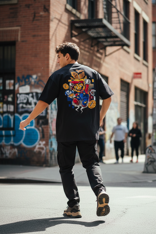 Remera Oversized NK Zombie Mario