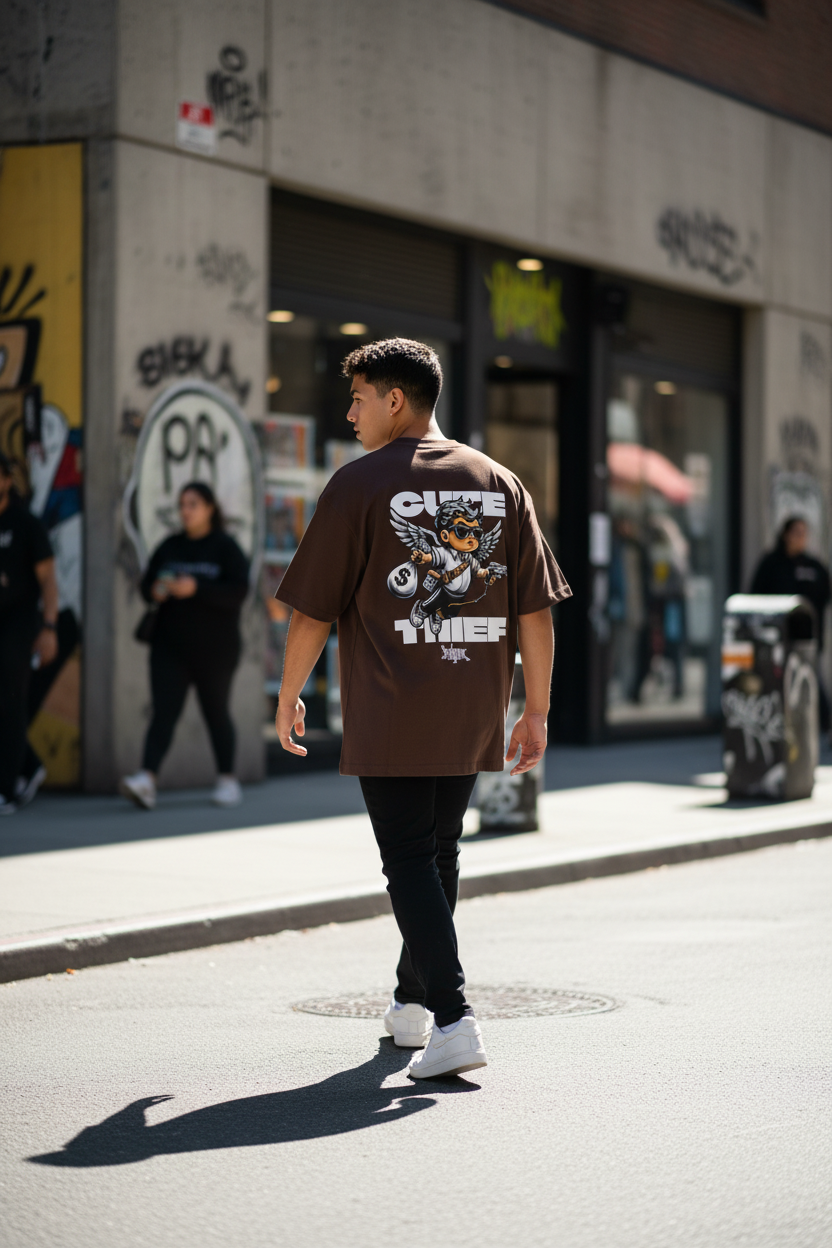 Remera Oversized SG Cute Thief