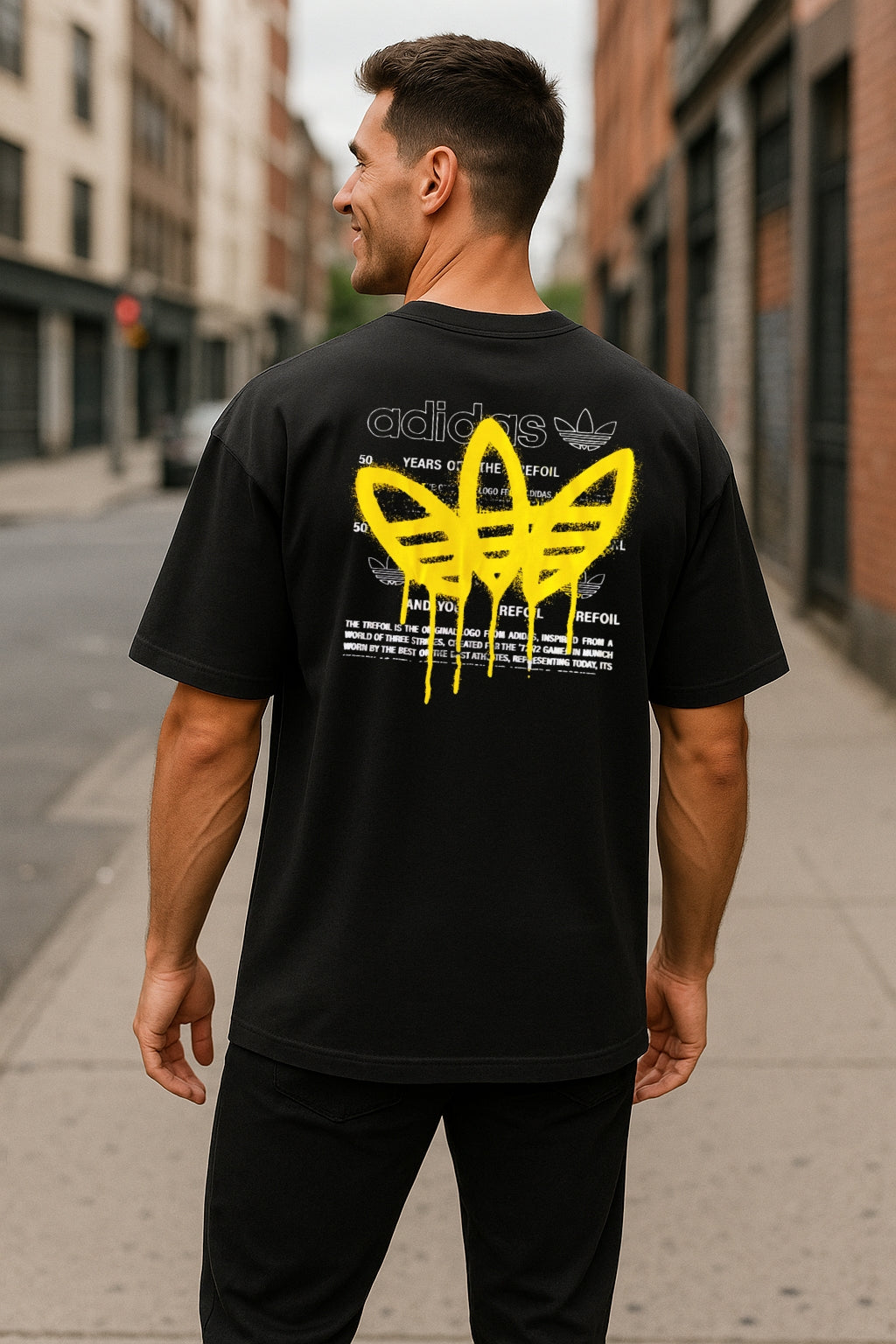Remera Oversized ADI Golden Graff