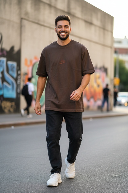 Remera Oversized Bordada NK Outlaw